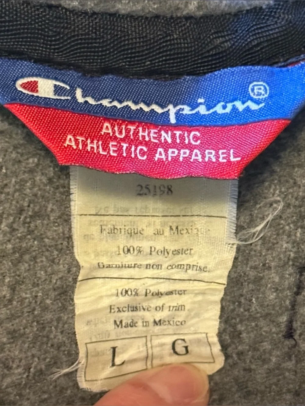 CHAMPION Vintage Half-Zip Sherpa Sweater - Picture 5 of 6